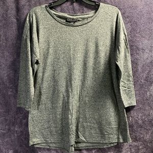 Gray long sleeve shirt, Size LG from METAPHOR